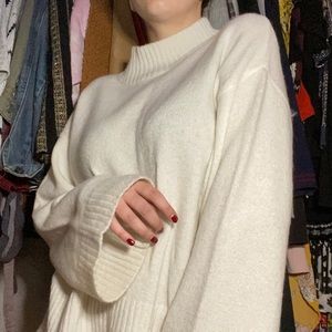 Topshop Cream soft sweater size US 4-6